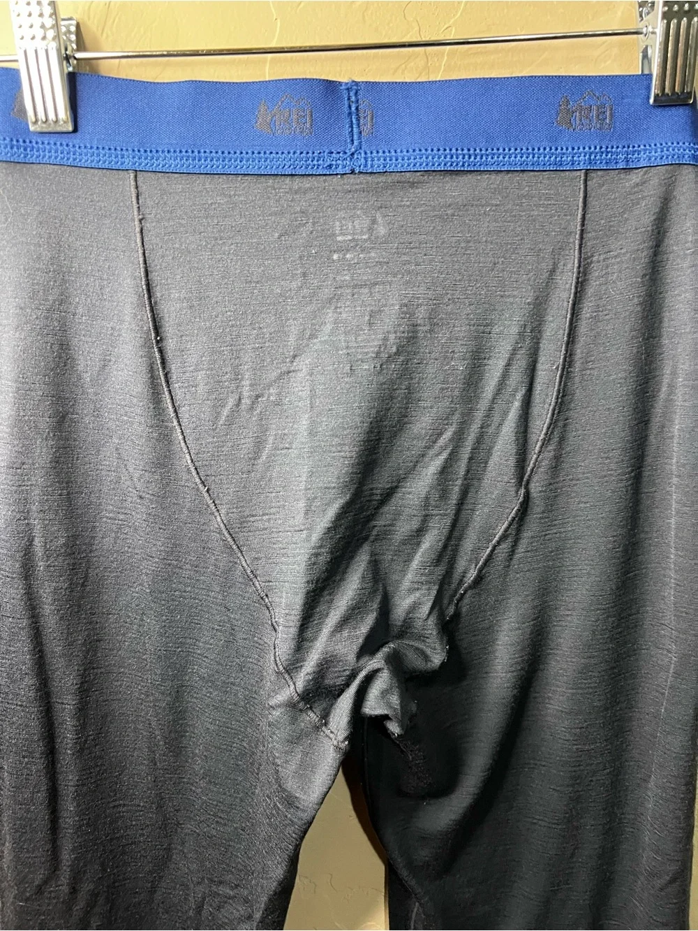 REI Co-op Boys Base Layer Performance Leggings Pants Blue Outdoor